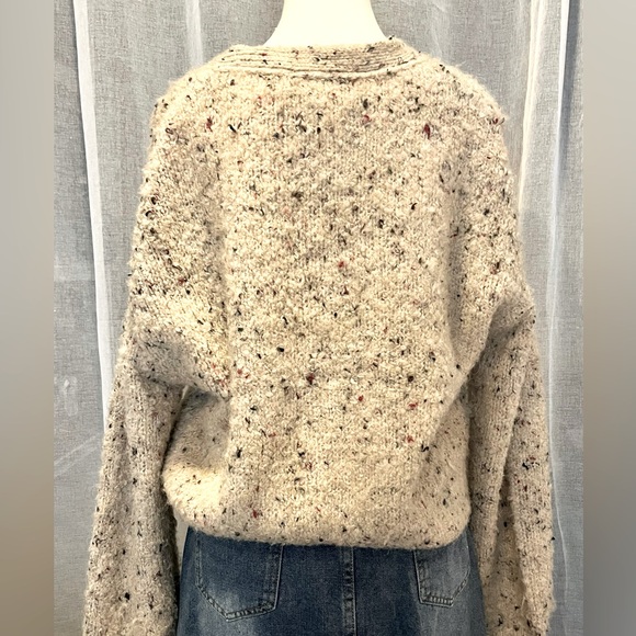 LINE cropped cardigan, beige - Picture 3 of 5